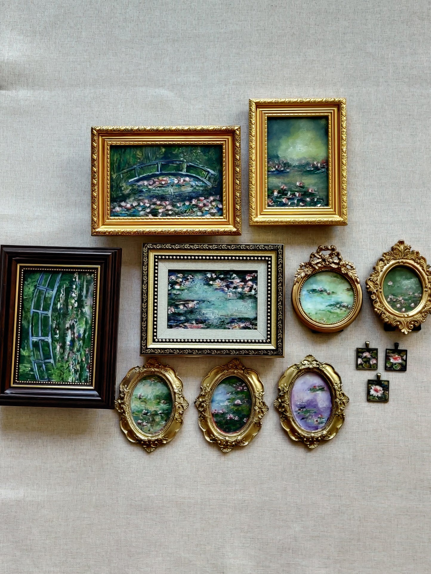 "Monet's japanese garden study"