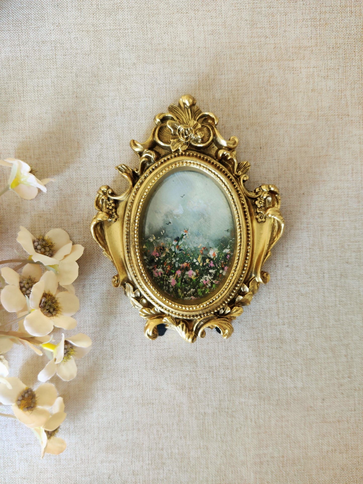 Awakening: Beneath The Blue | Framed original painting