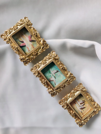 Celestial Storks | Set of 3 framed Originals