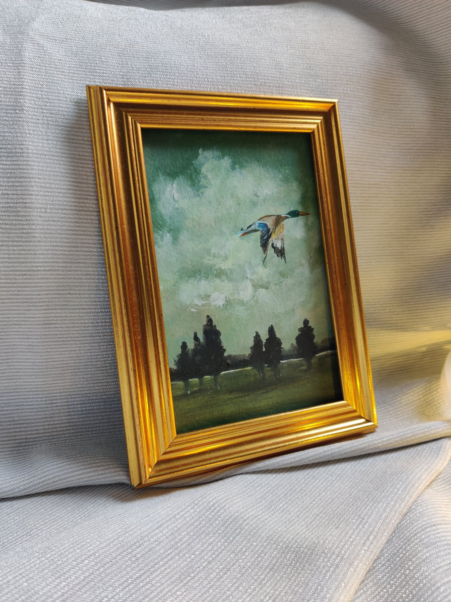 Wings of reflection (flying duck) | Fine Art Print*