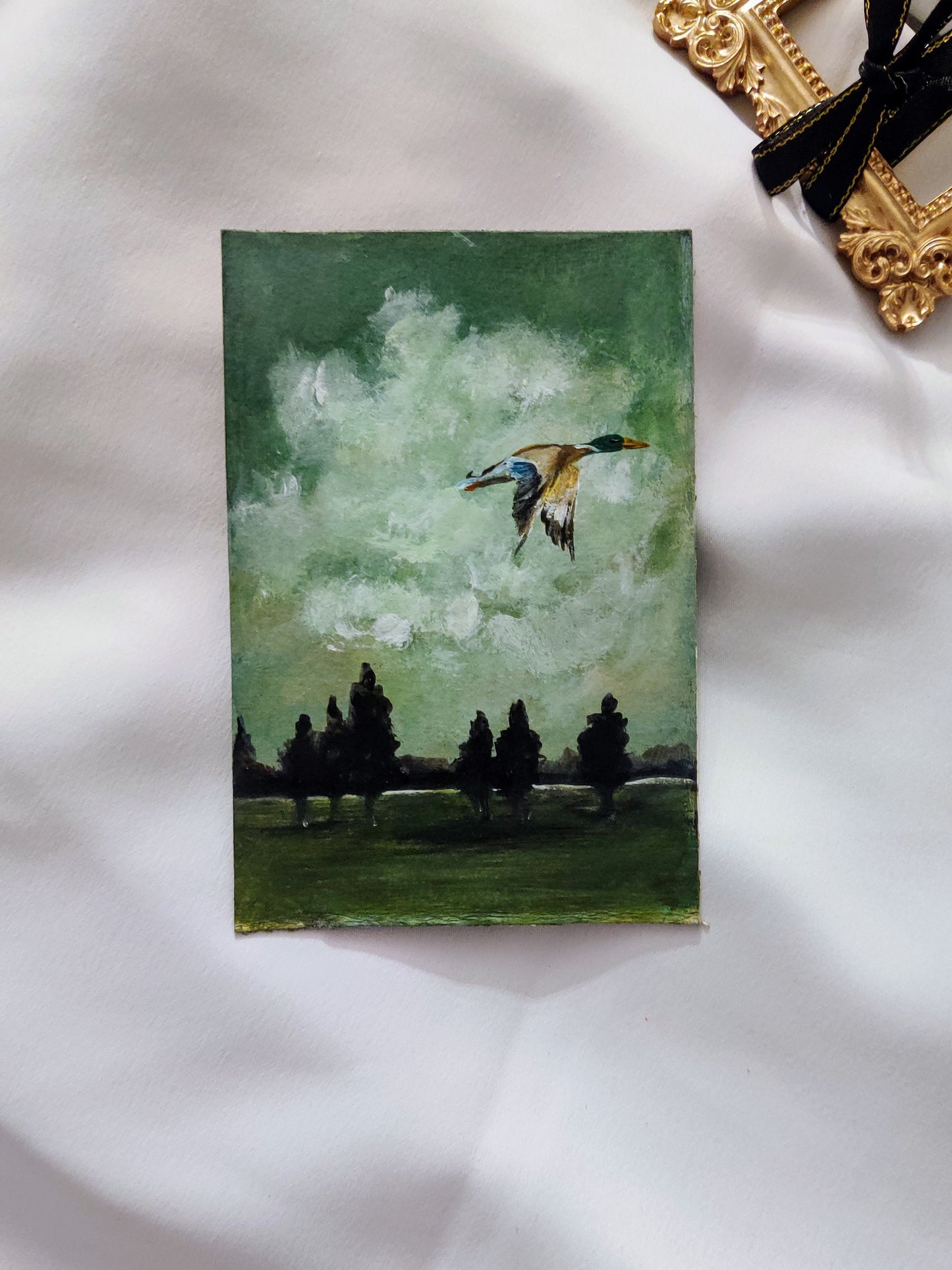 Wings of reflection (flying duck) | Fine Art Print*