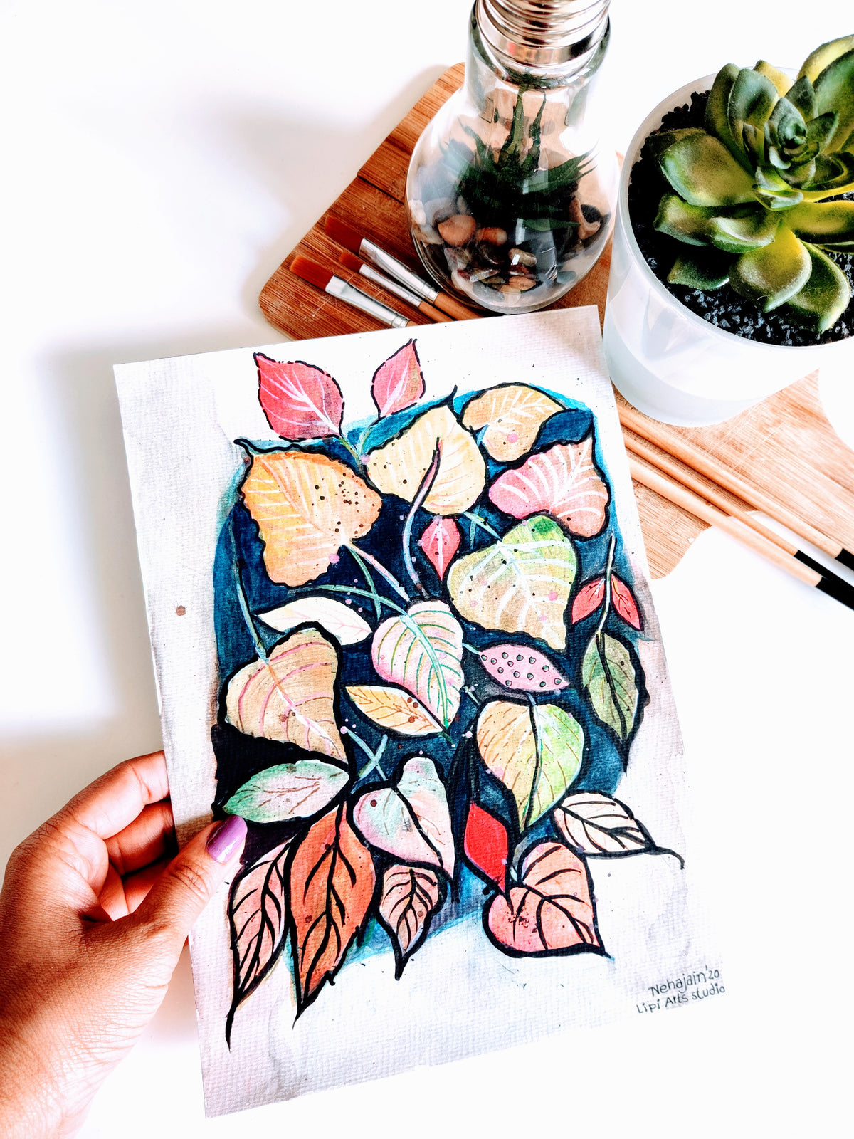 Autumn Leaves | 8x10inch Original