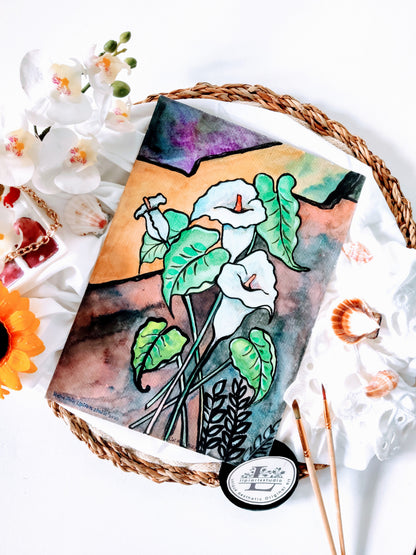 White Calla Lily Flowers | 8x10 Original
