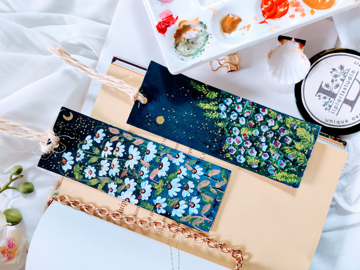 Bookmark Painting : Daisy Field