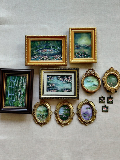 "Monet's japanese garden study"