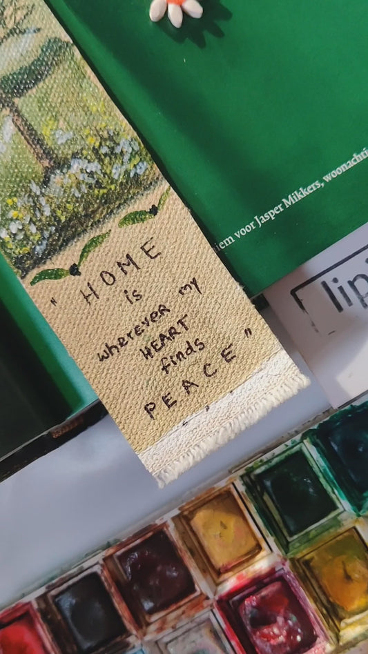 Home is where my heart find peace | Fine Art bookmark