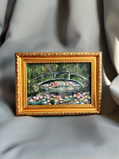 Monet's Japanese Footbridge Study