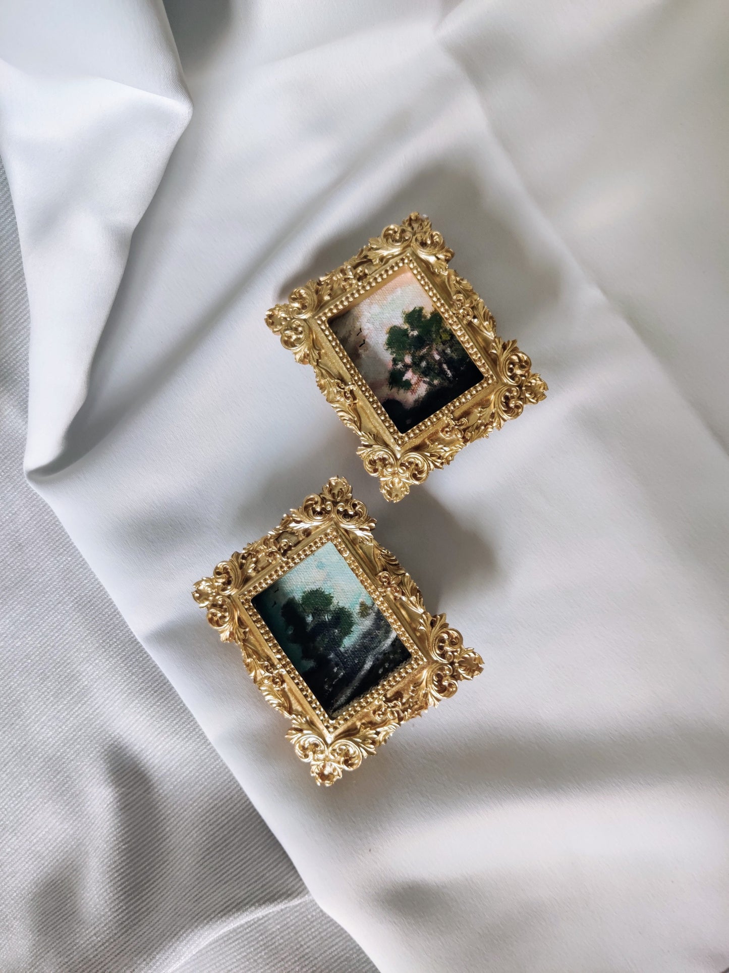 "The quiet brook " - Set of 2