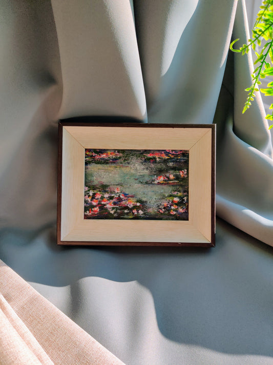 " fleeting reflections" - ivory frame