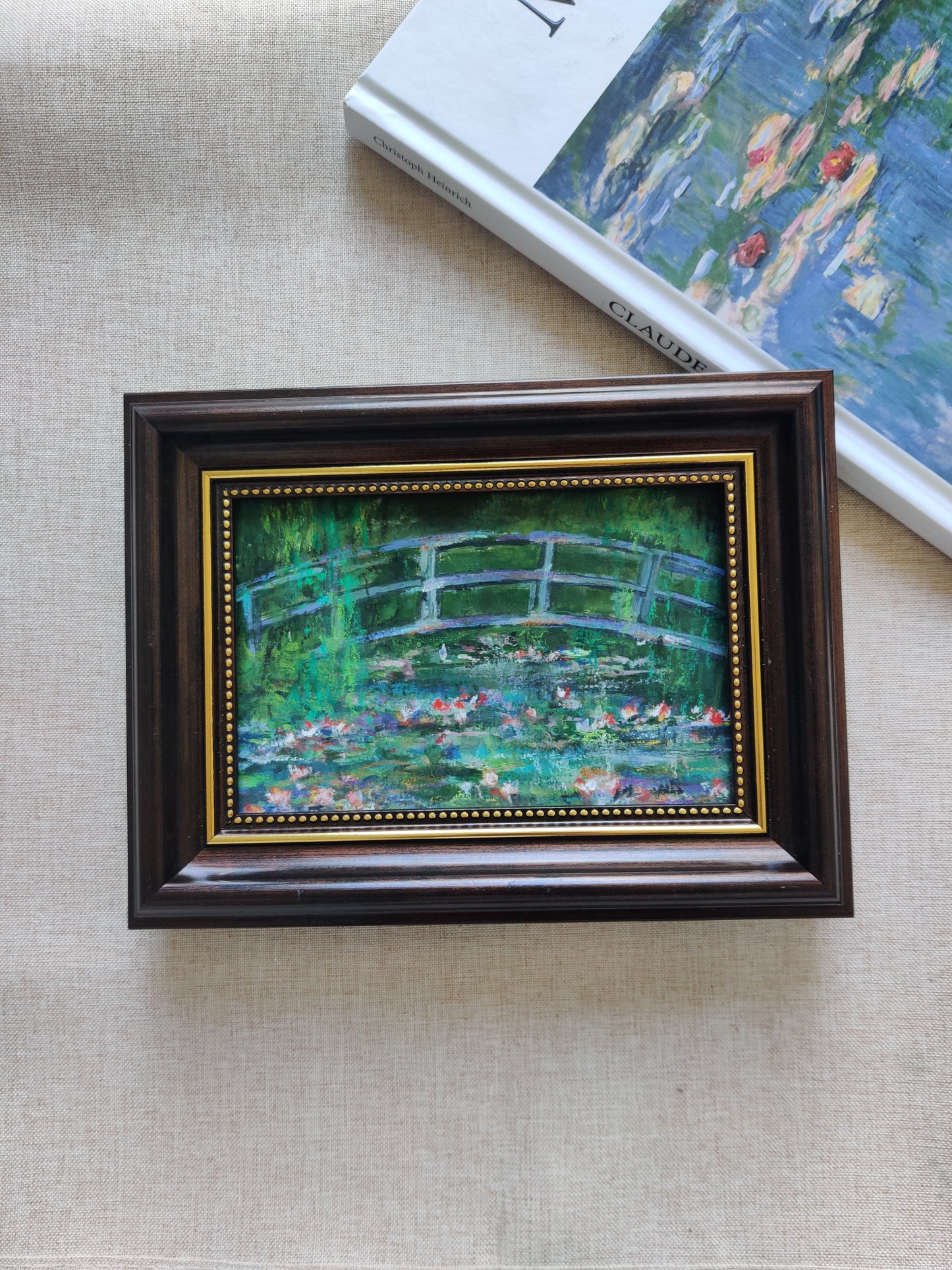 "Monet's japanese garden study"