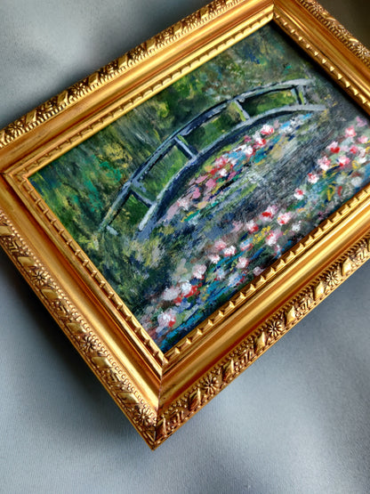 Monet's Japanese Footbridge Study