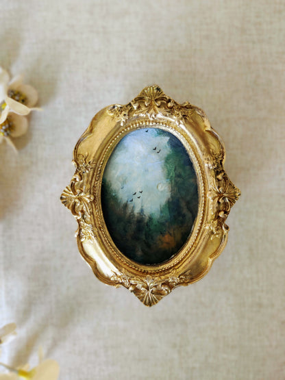 Songs of the sky and earth | set of 3 framed original paintings