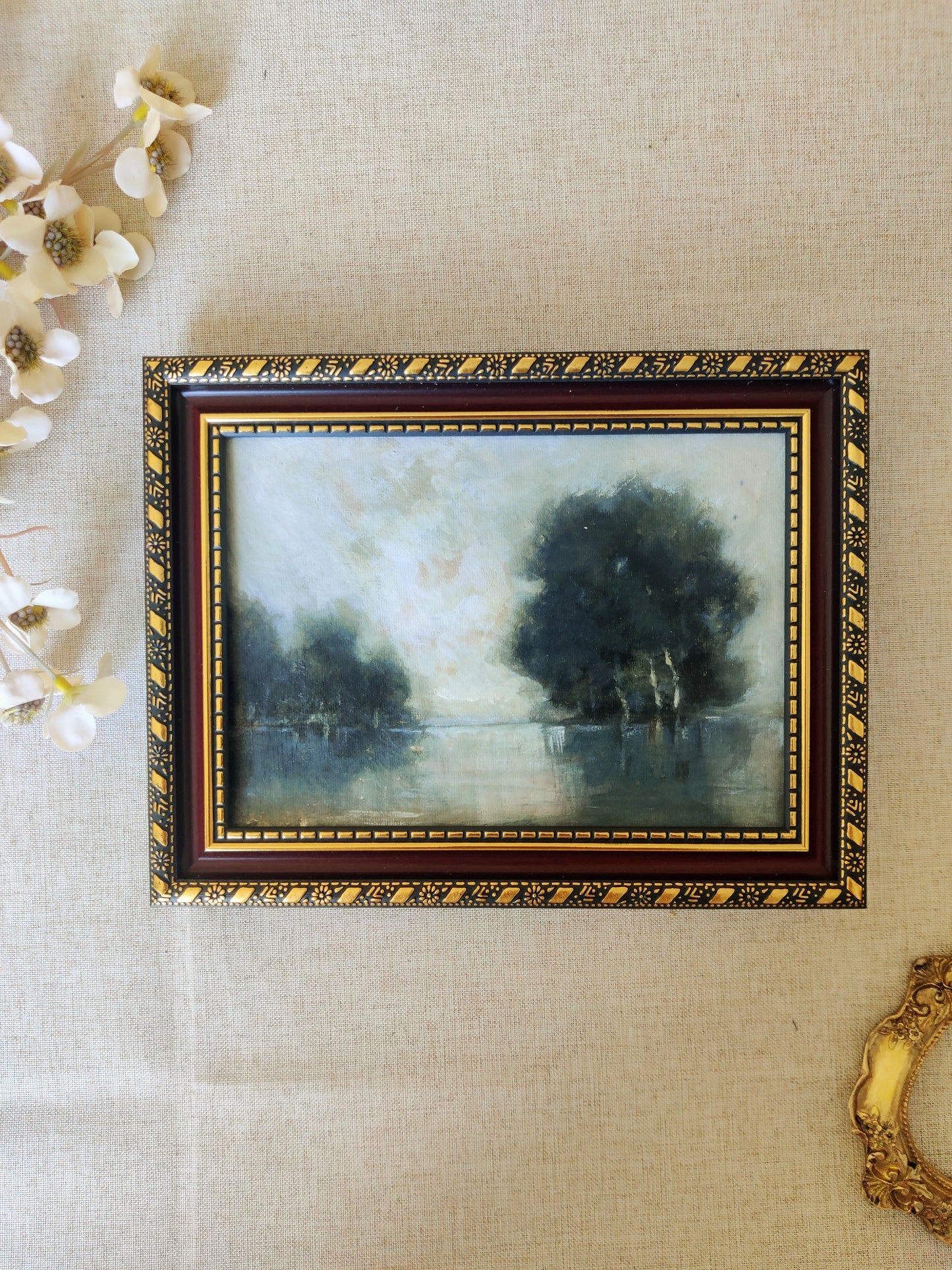 Guided by the stillness | original framed painting