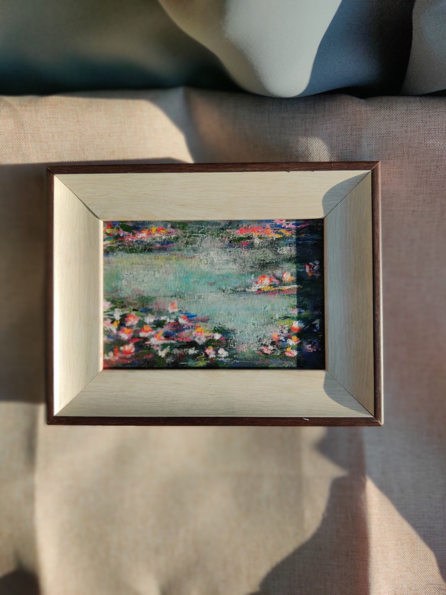 " fleeting reflections" - ivory frame