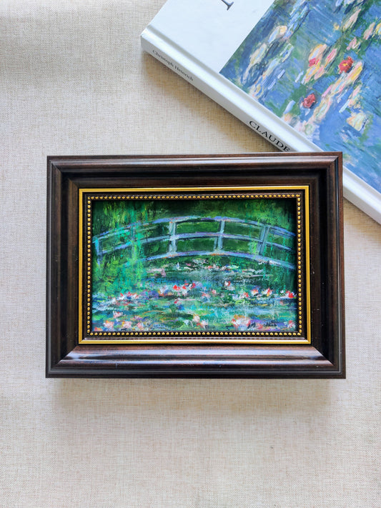 "Monet's japanese garden study"