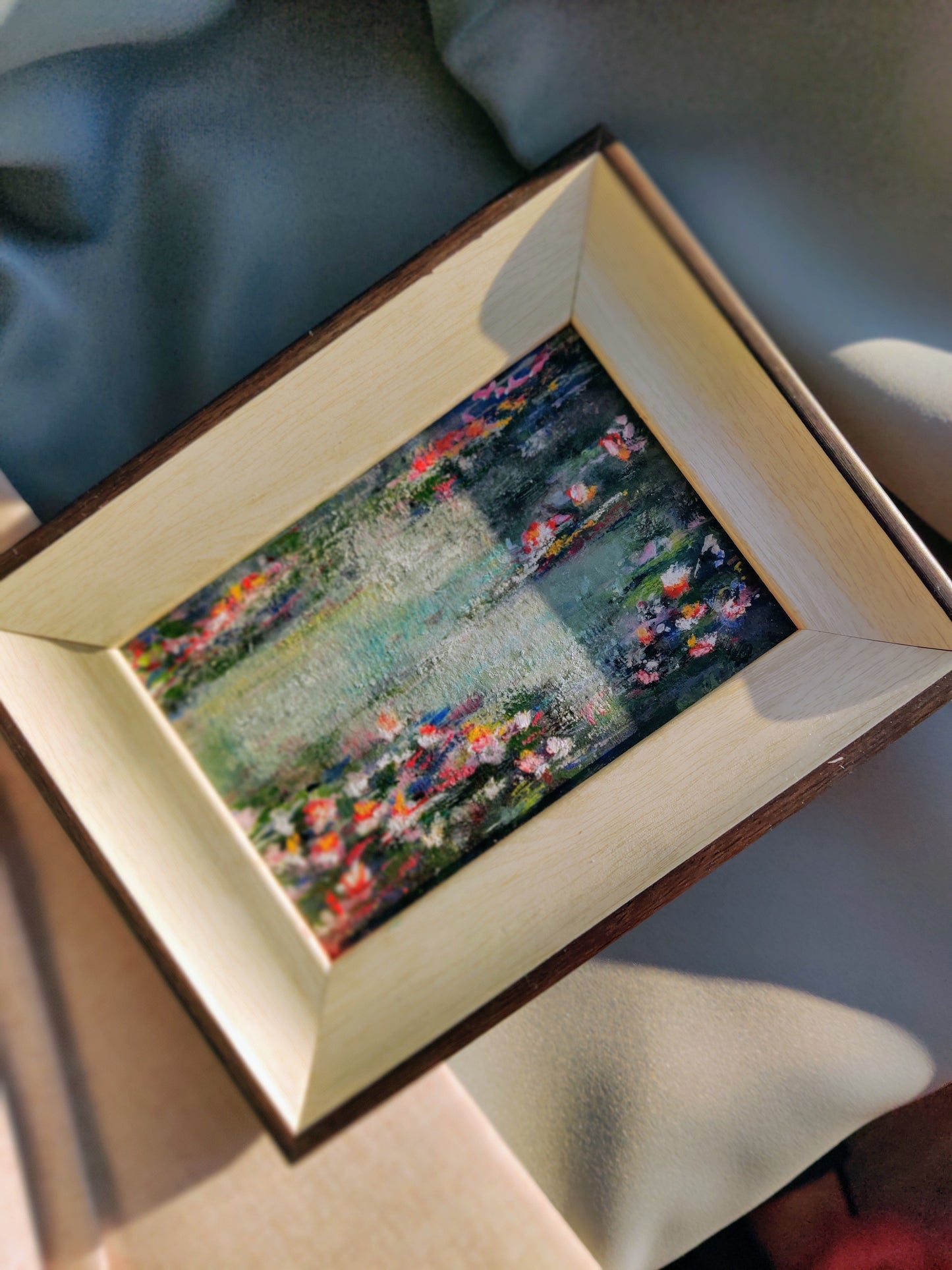 " fleeting reflections" - ivory frame