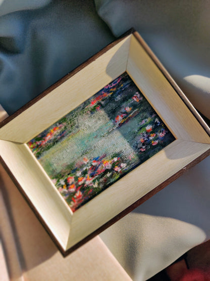 " fleeting reflections" - ivory frame