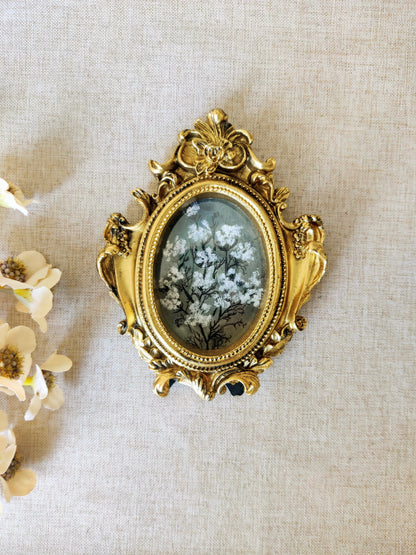 Awakening: Queens Anne's Lace| Framed original painting