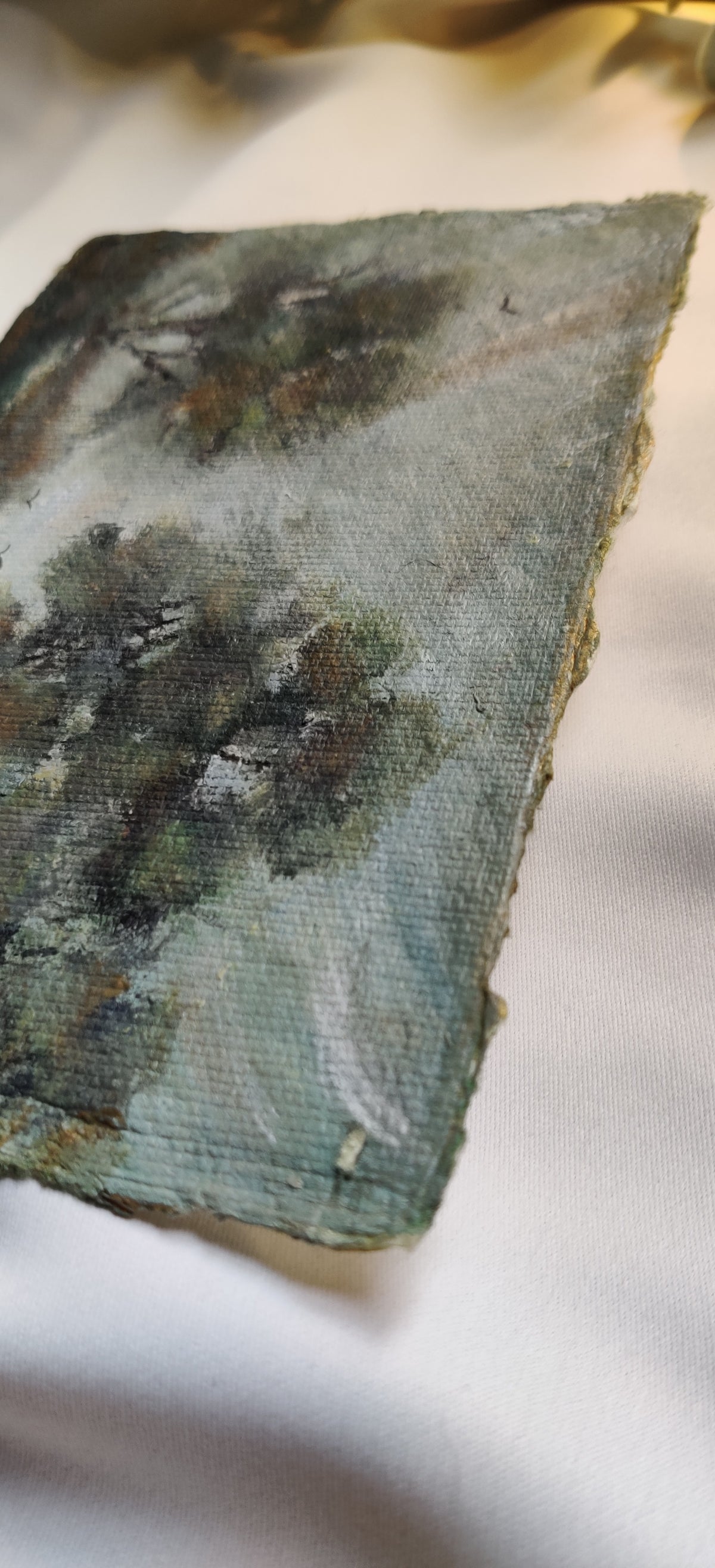 The Waiting | Original Oil painting on cotton rag | Unframed
