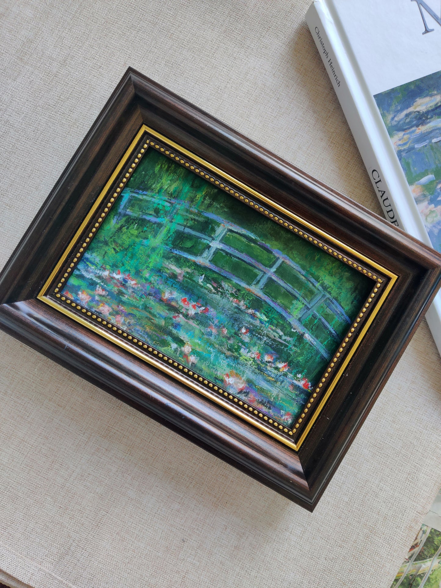 "Monet's japanese garden study"