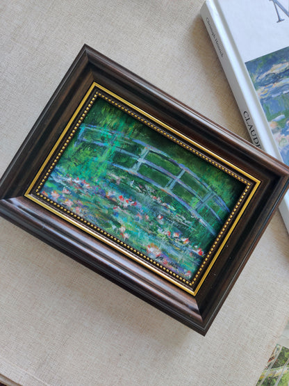 "Monet's japanese garden study"