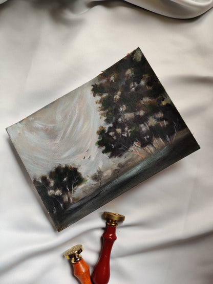 The Wisdom Of Ages, Original Oil Painting on linen | Unframed