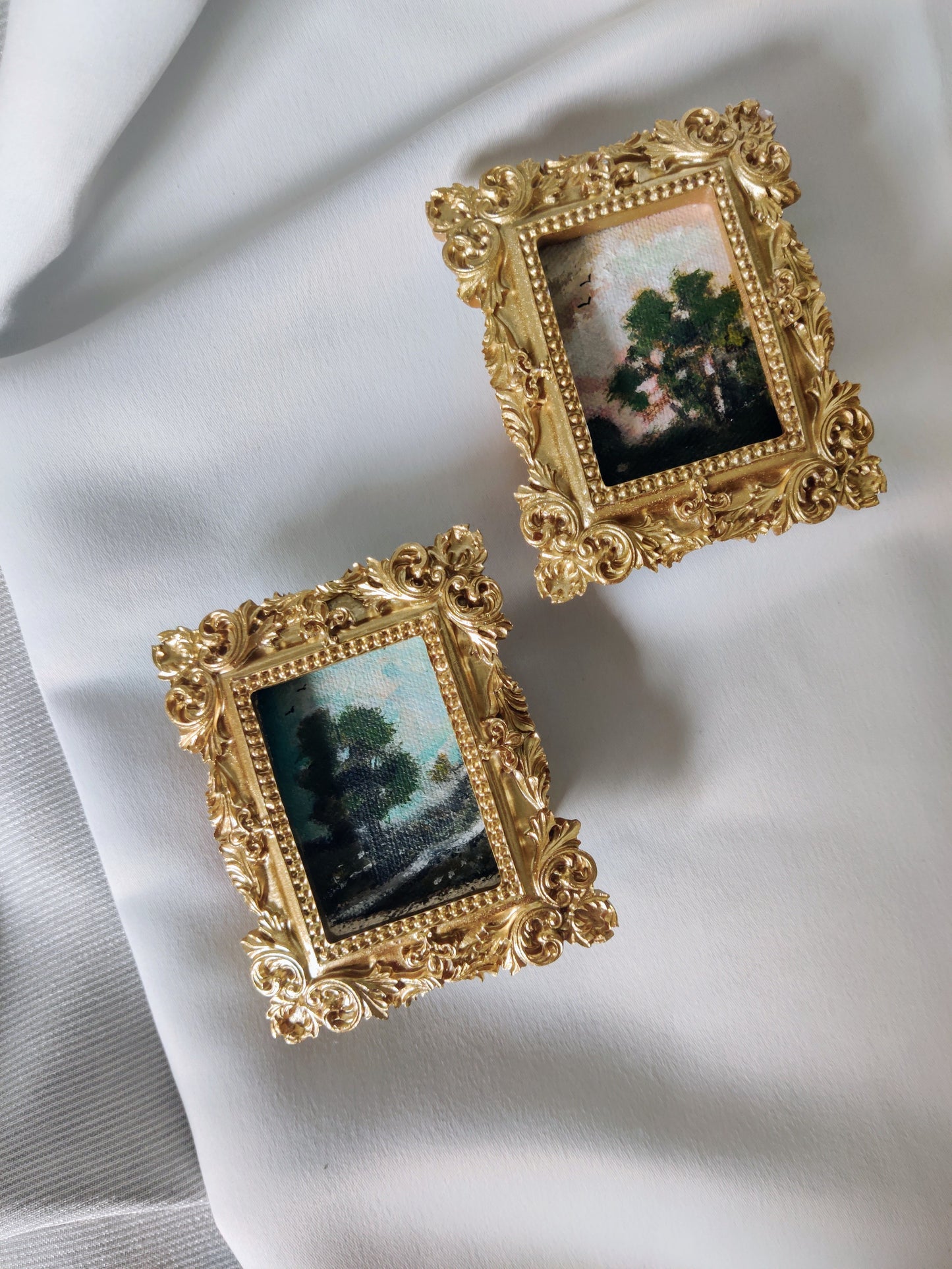 "The quiet brook " - Set of 2