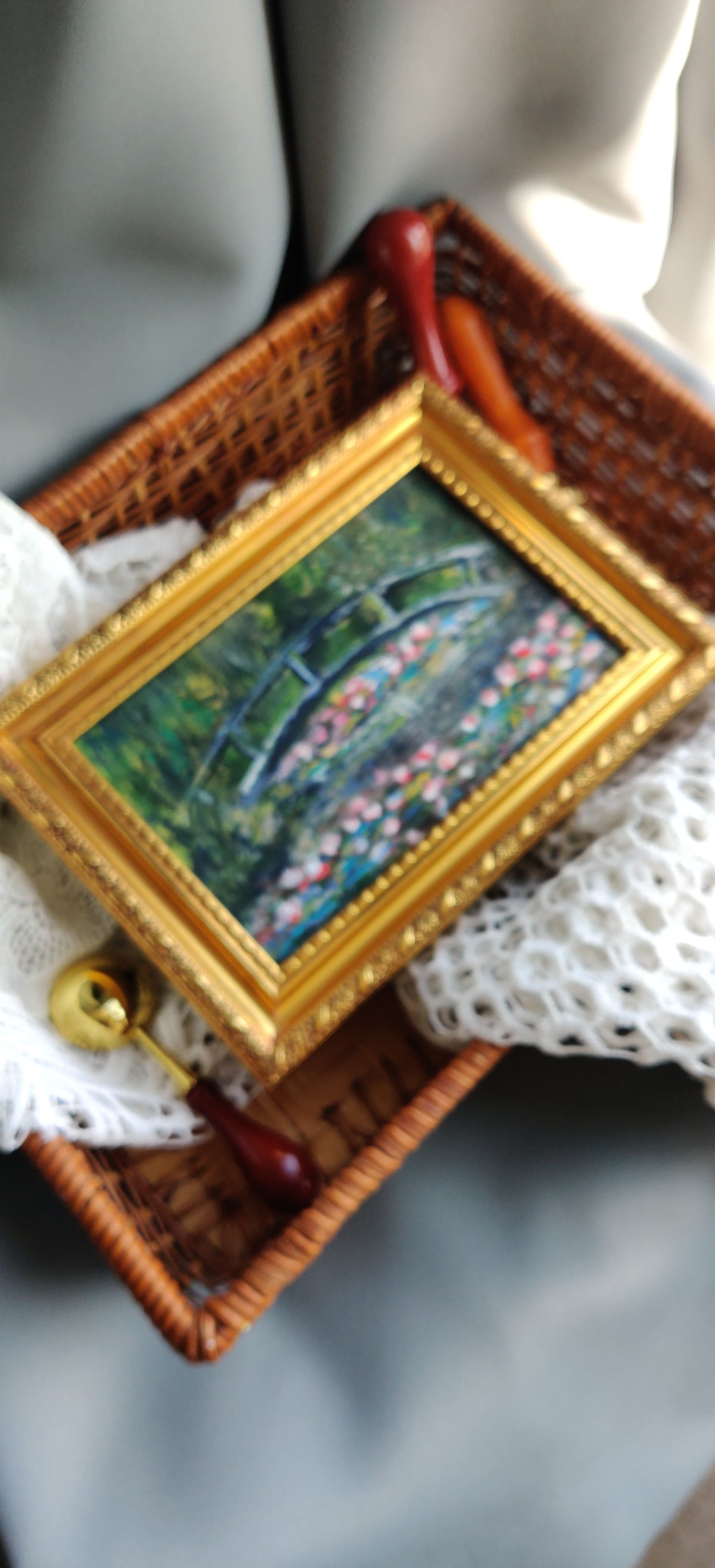 Monet's Japanese Footbridge Study