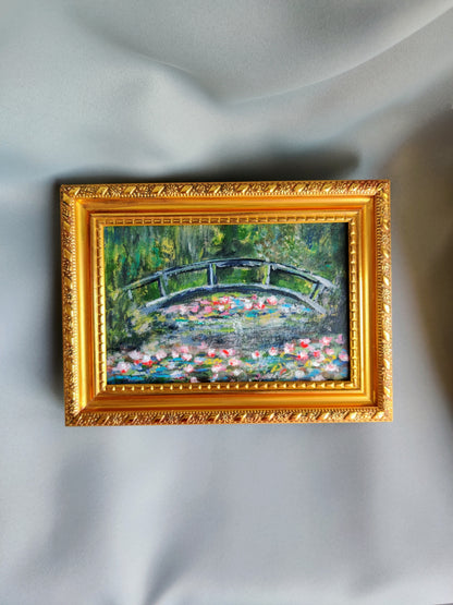 Monet's Japanese Footbridge Study