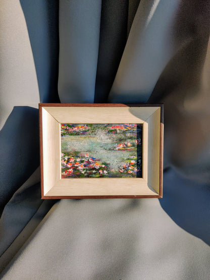 " fleeting reflections" - ivory frame