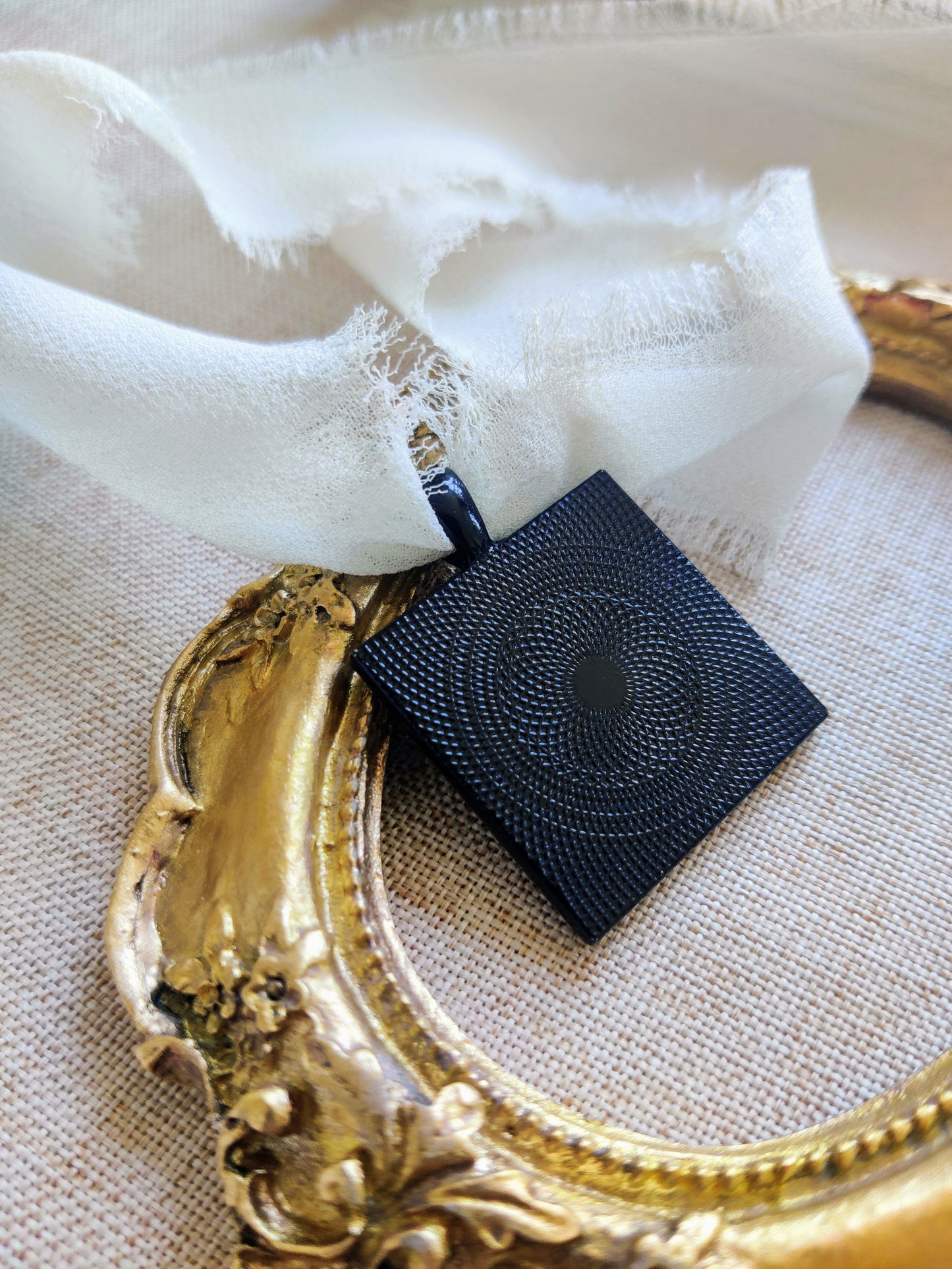 " a moment suspended in time" - fine art locket necklace