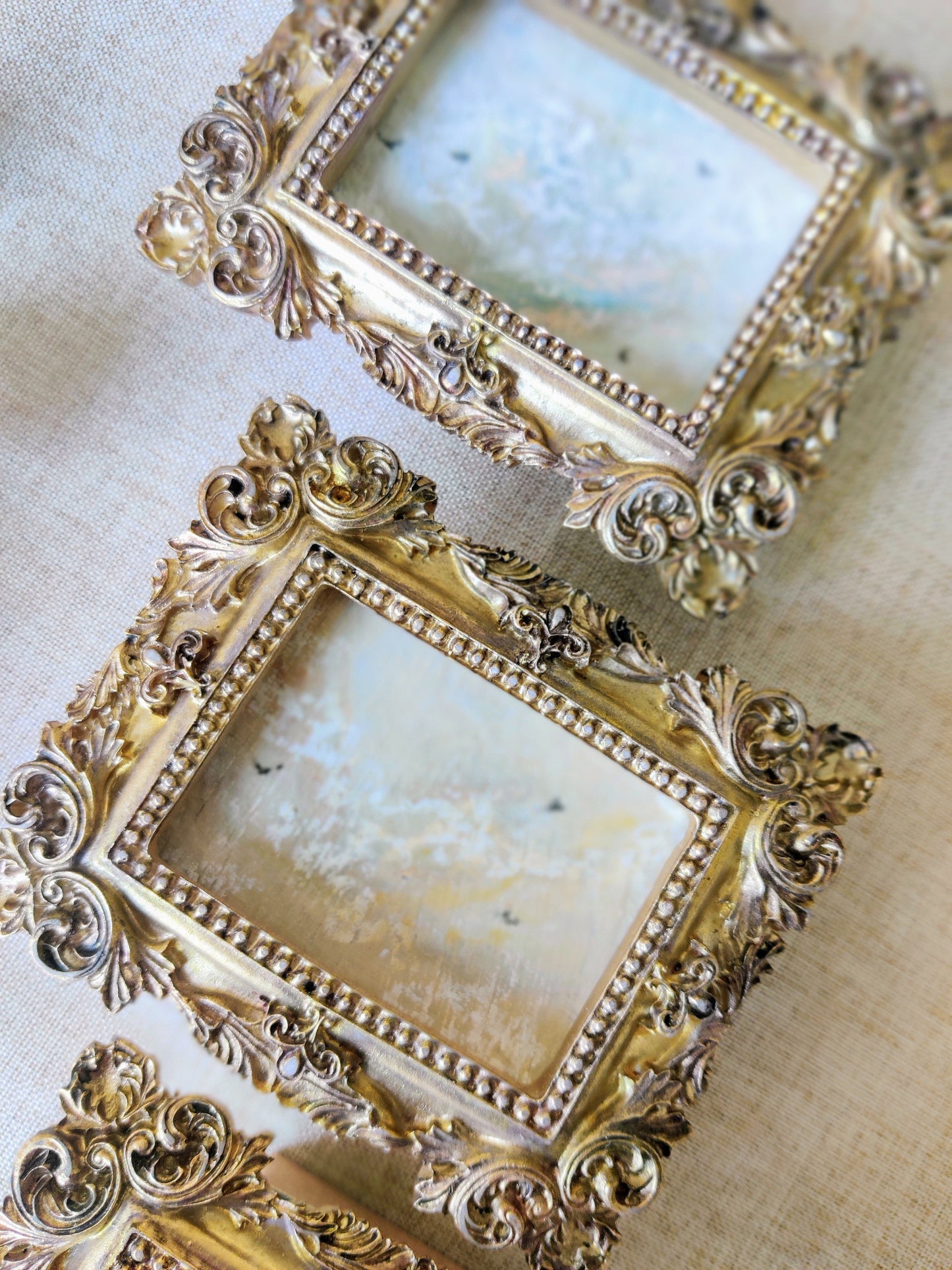 Free as a bird | Set of 3 original paintings