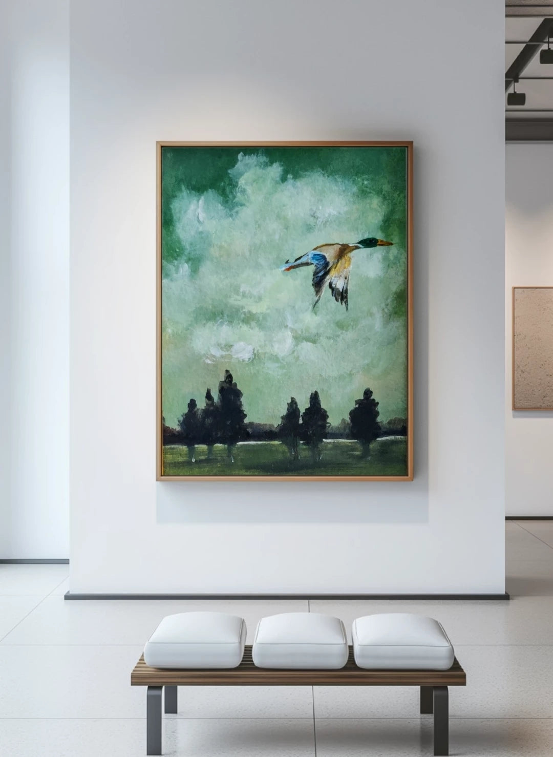 Wings of reflection (flying duck) | Fine Art Print*
