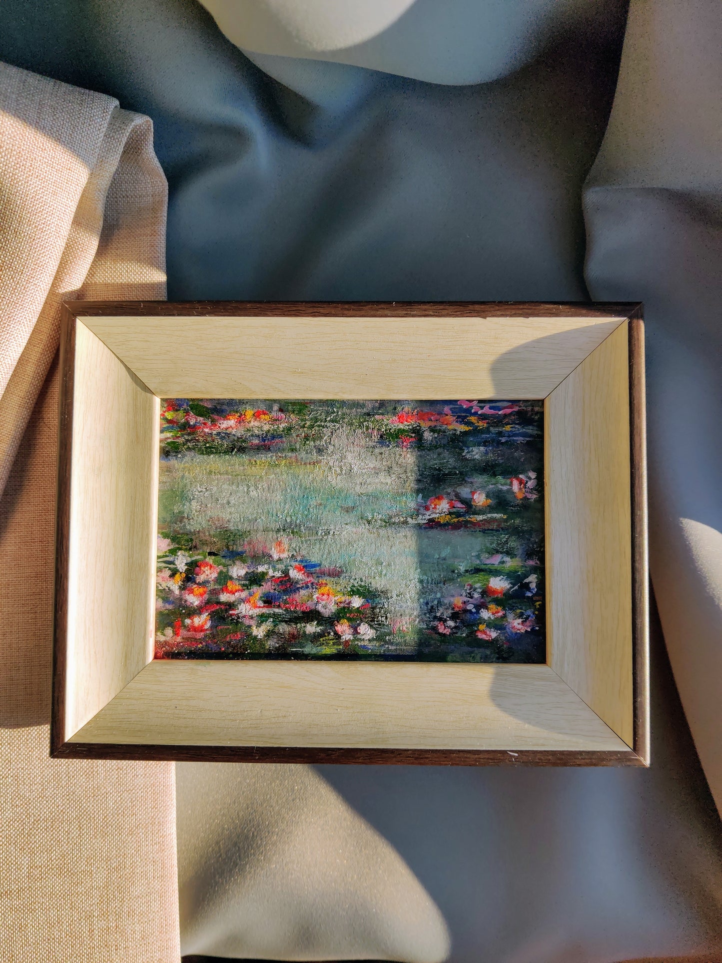 " fleeting reflections" - ivory frame