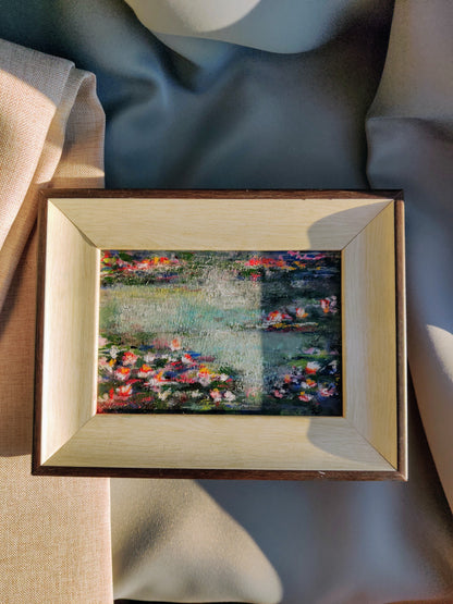 " fleeting reflections" - ivory frame