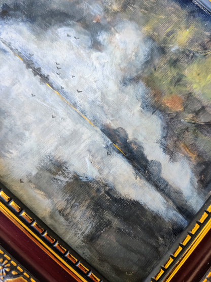 The twilight messengers| original Framed painting