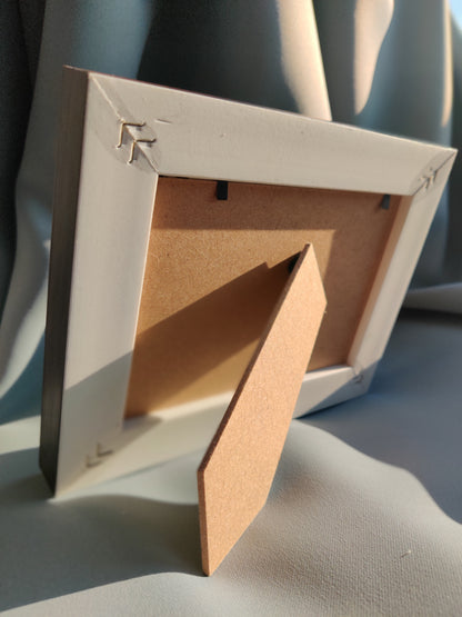 " fleeting reflections" - ivory frame