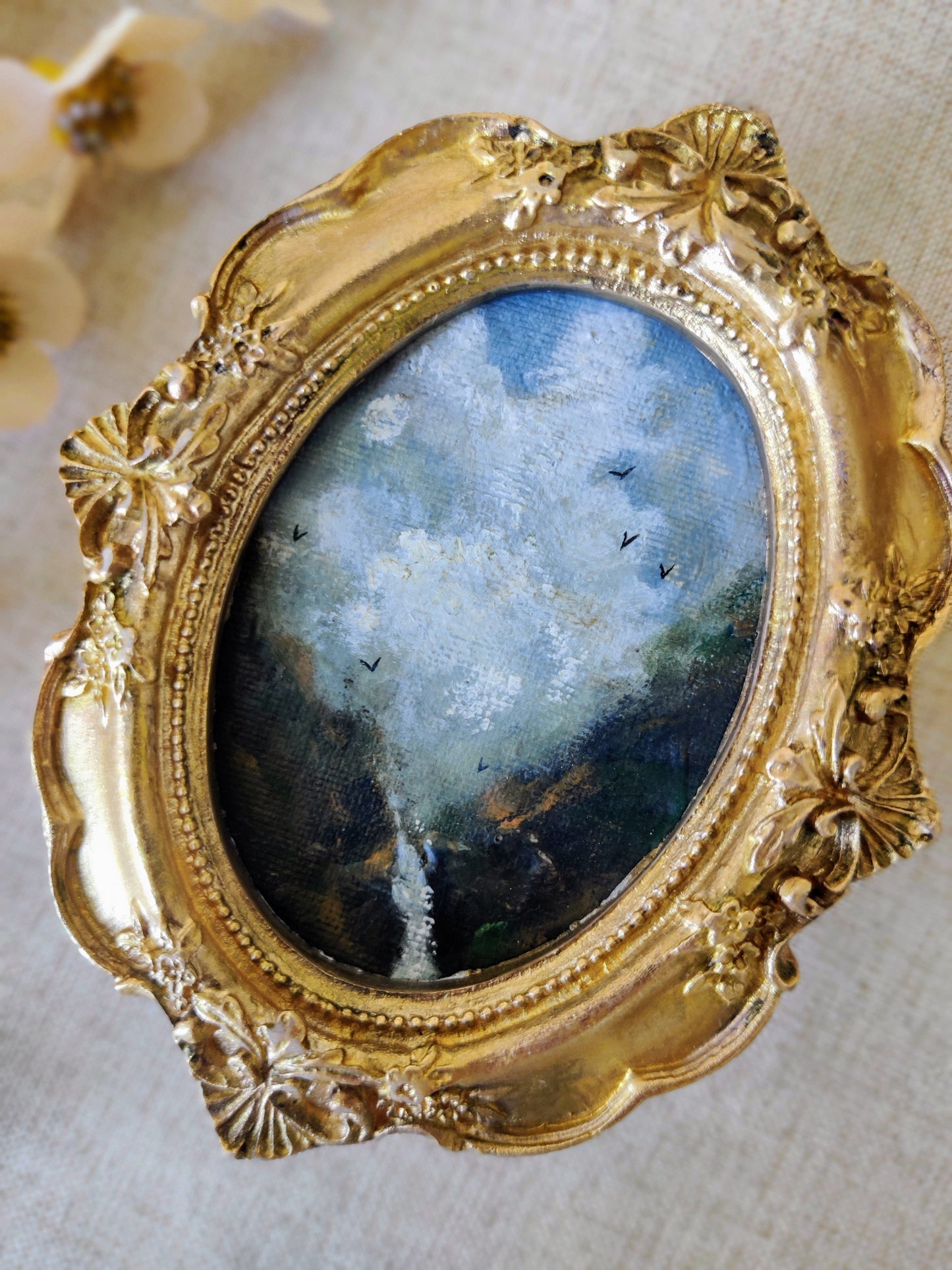 A Sacred fall | original framed painting