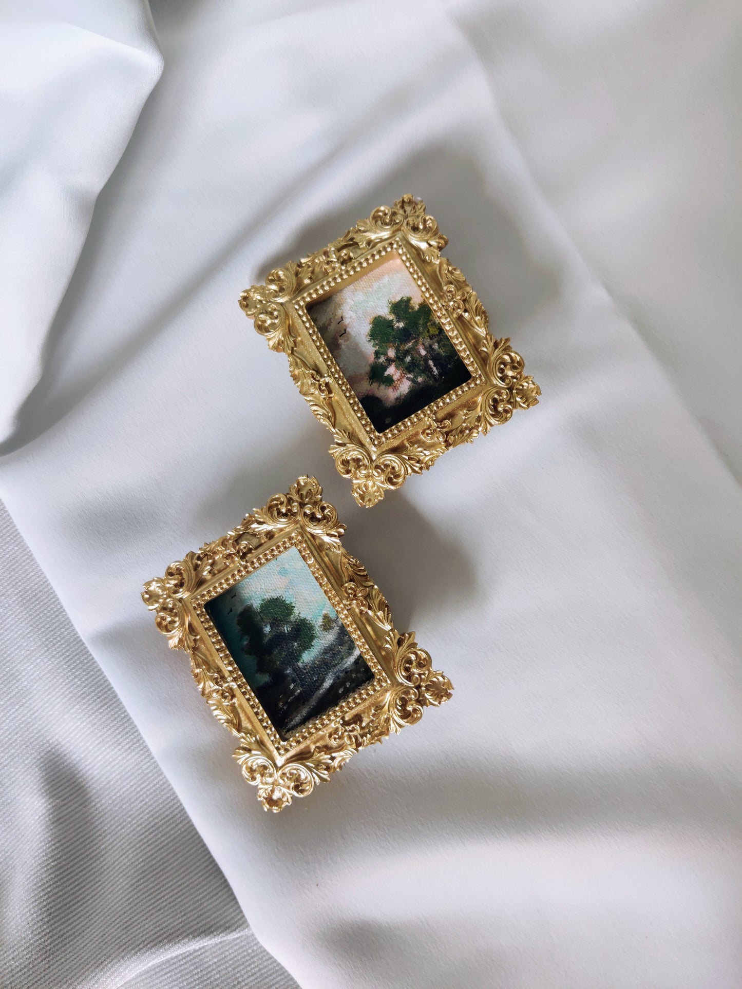 "The quiet brook " - Set of 2