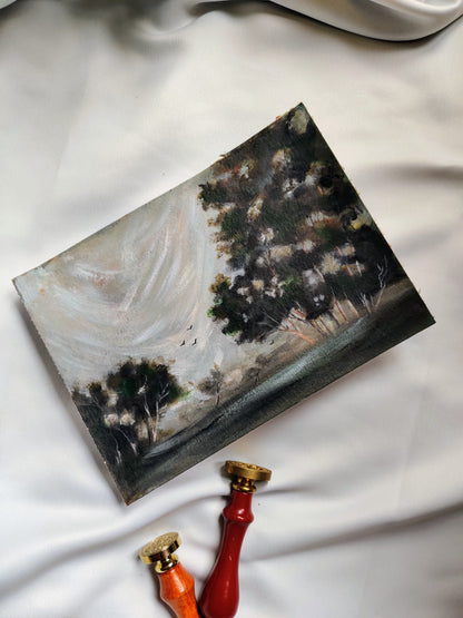 The Wisdom Of Ages, Original Oil Painting on linen | Unframed