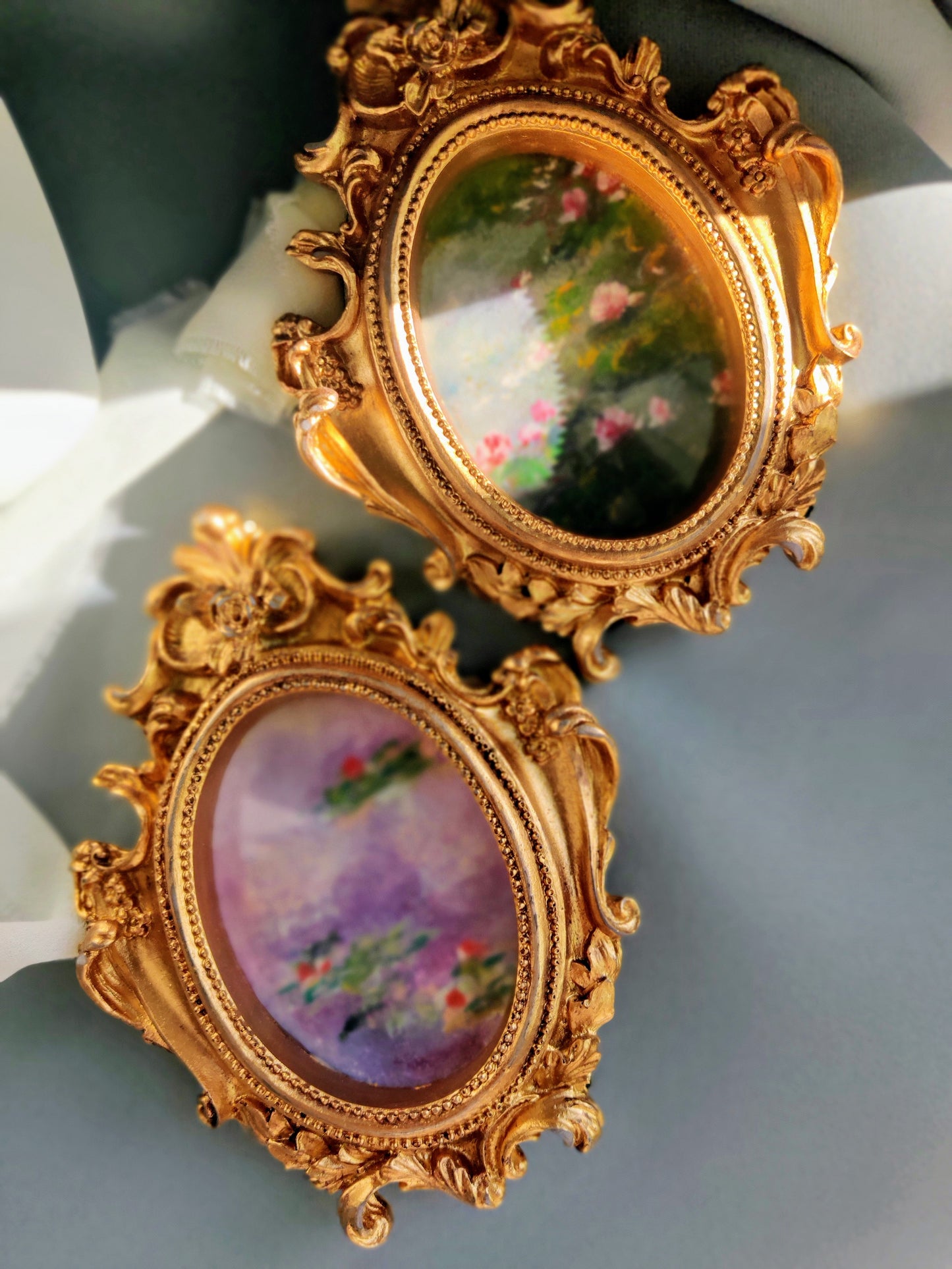 " Garden reflections - set of 2 "