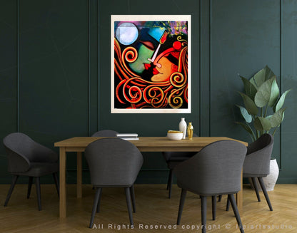 Art Print- Moonlight Romance