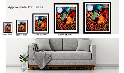 Art Print- Moonlight Romance