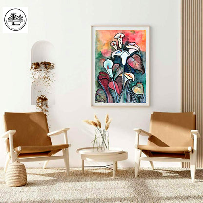 Calla Lily Flowers | 8x10inch Original