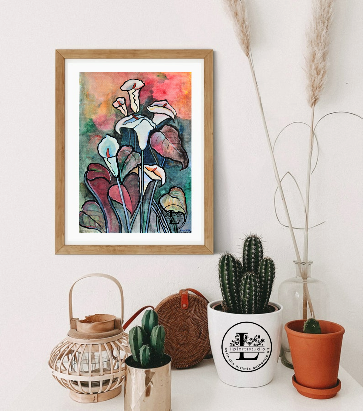 Calla Lily Flowers | 8x10inch Original